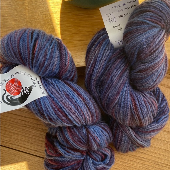BFL BLUEFACED LEICESTER DK 
100% WOOL 2 Skeins JAN MAREK RACZKOWSKI STUDIO yarn - Picture 6 of 12